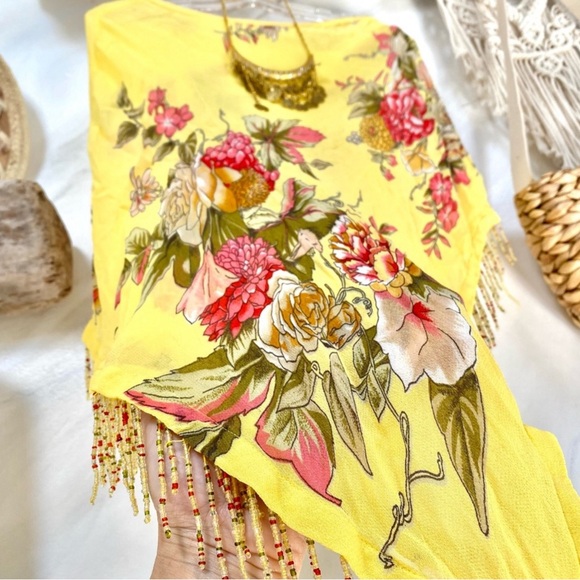 Sweet Gypsy Floral Coverup - Picture 4 of 12